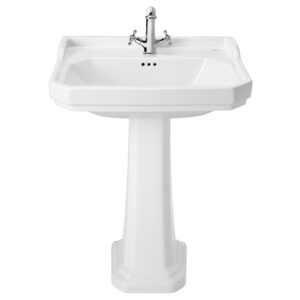 Wall-hung vitreous china sink