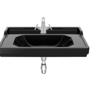 Wall-hung vitreous china sink