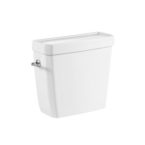 Dual flush 1.28/0.8 GPF toilet tank with bottom inlet